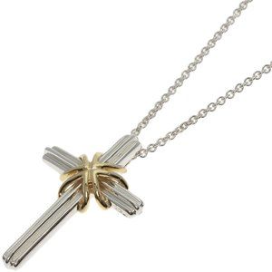 Tiffany & Co. Two-Tone Cross Necklace